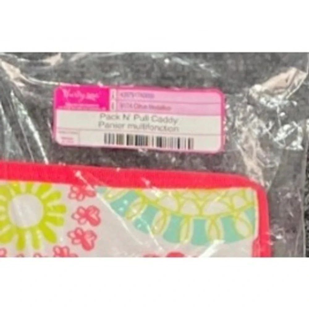 Thirty One Pack n'‎ Pull Caddy Tote Organizer Citrus Medallion Picnic Road Trip